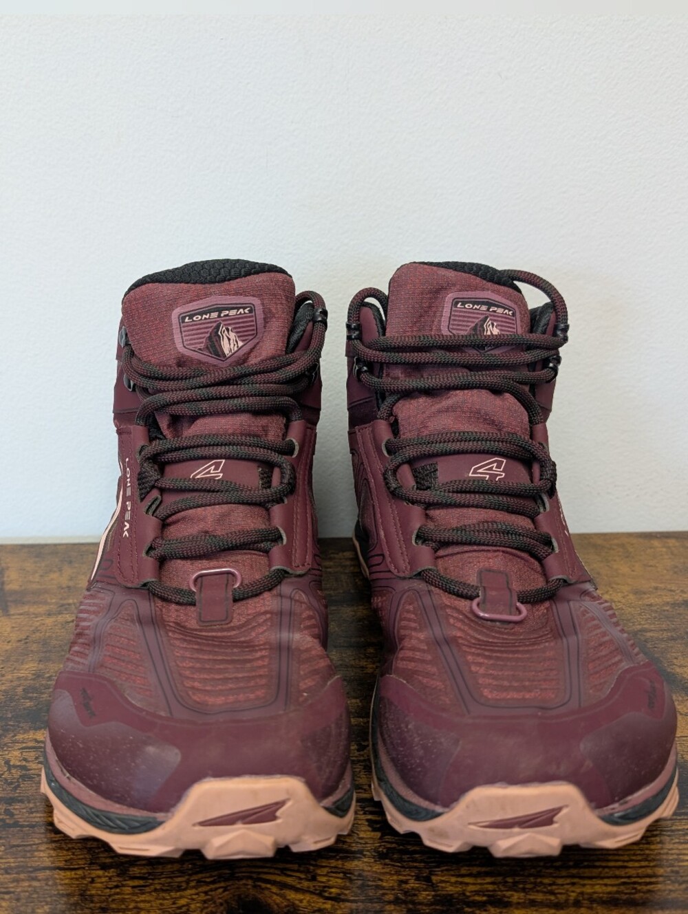 Altra 's Burgundy Lone Peak Hiking Boots - Picture 2 of 8